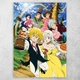Плакат постер CupKit "Семь смертных грехов / The Seven Deadly Sins" №2 А4 21х29,7 см - изображение 1