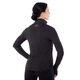 Лонгслив спортивный женский на молнии Jason Fit LD-36 размер L (46-48) Black - изображение 3