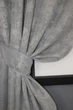 Комплект коротких штор VR-Textil Жаккард Sultan XO № 1125ш 2 шт 130х170 см Серый (35-0039) - изображение 3