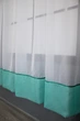 Кухонна фіранка VR-Textil № 00к білий з бірюзовим 280х170 см (59-890) - зображення 5