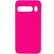 Чохол панель силіконовий Premium Soft-touch Silicone Case для Google Pixel 9 Pro Рожевий / Barbie pink - зображення 1