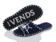 Мужские фетровые тапочки VENDS 375 синий 46-47р 32,5 см - изображение 2
