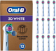 Насадки для електричної зубної щітки Oral-B Pro 3D White, 12 шт (OB3DWH12) - зображення 1