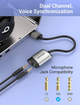 Зовнішня звукова карта Vention USB External Sound Card USB-A — 3,5 мм Metal Gray - изображение 4
