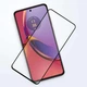 Защитное стекло 5D на весь экран для Motorola Moto G84 с черной рамкой - изображение 2