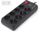 Сетевой удлинитель Real-El RS-8 Protect USB Charge 3 м Black (EL122300020) - изображение 2