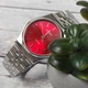 Часы CASIO MTP-B145D-4A2VEF красный серебристый - изображение 5