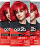 Тонуюча фарба для волосся Got2b Bright Pastel 092 Lollipop Red 80 мл (4015100717136) - зображення 2