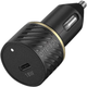 Автомобільний зарядний пристрій OtterBox Car Charger Bundle USB C 18W USB PD + Кабель USB C-Lightning 1 м Black (840104211915) - зображення 1