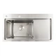 Кухонная мойка нержавейка 78*43 L Platinum Handmade (два отверстия, круглый сифон 3,0/0,8) - изображение 1