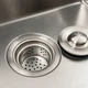 Кухонная мойка нержавейка 78*43 L Platinum Handmade (два отверстия, круглый сифон 3,0/0,8) - изображение 6