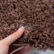 Пушистый прикроватный коврик Loca 6365 D.Brown овал 50х80 см Коричневый - изображение 6