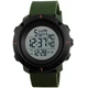 Часы наручные 1213AG SKMEI с подсветкой, ARMY GREEN-BLACK BIG SIZE - изображение 2