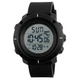 Годинник наручний 1213BK SKMEI з підсвічуванням, BLACK -BLACK BIG SIZE - зображення 2