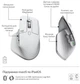 Миша Logitech MX Master 3S For Mac Performance Wireless Pale Grey (910-006572) (6836231) - изображение 8