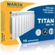 Радіатор біметалевий MAREK TITAN 500 96 - изображение 2