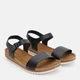 Женские сандалии кожаные Sanipur VO0002 38 24.5 см Черные (ROZ6501010529) - изображение 2