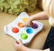 Сенсорна розвиваюча іграшка Fat Brain Toys Dimpl Duo F208EN Колір Форма Брайль - зображення 2
