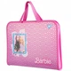 Папка-портфель на молнии В4 с тканевыми ручками Barbie розовый 492240 YES - изображение 2