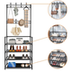 Напольная вешалка для одежды New Simple Floor Clothes Rack с полками и крючками 9J22CN6LV6 - изображение 3