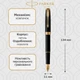 Перьевая ручка Parker SONNET 17 Matte Black Lacquer GT 84 811 - изображение 2