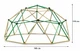 Дитячий ігровий купол HyperMotion Geodome XXL 3 м, DOME CLIMBER 10FT - зображення 5