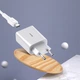 Мережевий зарядний пристрій Baseus Speed Mini QC Single PD3.0 18W Type-C 3A + Кабель 18W Type-C to Lightning 1м Білий - зображення 8