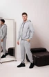 Мужской спортивный костюм на молнии с капюшоном демисезонный DOPE 0001 XL Серый меланж (DP-0001/02 E ) - изображение 12