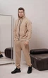 Мужской спортивный костюм на молнии с капюшоном демисезонный DOPE 0001 2XL Бежевый (DP-0001/04 F ) - изображение 1