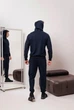Мужской спортивный костюм на молнии с капюшоном демисезонный DOPE 0001 XL Темно-синий (DP-0001/03 E ) - изображение 8