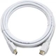 Кабель HDMI - HDMI 3м Cablexpert, v1.4, білий (CC-HDMI4-W-10) - изображение 2
