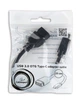 Адаптер Type-C->USB3.0 (M/F) Cablexpert, 0.2м, чорний (A-OTG-CMAF3-01) - зображення 2