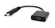 Адаптер DP->VGA (M/F) Cablexpert, 0.15м, Black (A-DPM-VGAF-02) - изображение 1