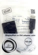 Адаптер DP->DVI (M/F) Cablexpert, 0.1м, Black (A-DPM-DVIF-002) - изображение 2