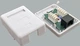 Розетка 1-портова RJ45 кат.5e біла (KDWP6034) Kingda - изображение 2