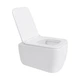Унитаз подвесной Qtap Gemini безободковый с сиденьем Soft-close QT2533076EUQW - изображение 3