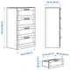 Комод Ikea (Ікея) BRIMNES , Колір Білий 903.920.46 - изображение 4