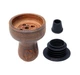 Шахта для кальяну KARMA HOOKAH модель 3.1 line bronze чорна блюдце lotus - изображение 4