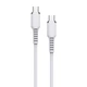 Кабель USB WALKER C795 Type-C to Type-C white - изображение 1