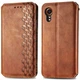 Чохол Deexe Rhombus Wallet для Samsung Galaxy Xcover 7 (G556) - Brown - зображення 1