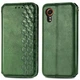 Чохол Deexe Rhombus Wallet для Samsung Galaxy Xcover 7 (G556) - Green - зображення 1
