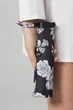 Парасолька жіноча Fulton L340 Miniflat-2 Black and White Floral Черно-белые цветы (L340-037744) - зображення 4