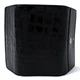 Жіночий гаманець зі шкіри крокодила NPCM-03-B-Black - изображение 4