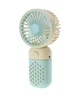 Вентилятор Mini Fan Z8 (7186) ручний акумуляторний з USB-заряджанням Жовтий з салатовим - зображення 2
