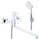 Смеситель для ванны Lidz Latwa 005 (k35) LDLAT005WHI45425 White - изображение 1