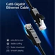 Кабель для інтернету 10 метрів UGREEN NW102 |Cat 6 U/UTP, 1000 Мбіт/с| Чорний UGR-20164 - зображення 4