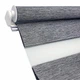 Ролета День Ночь TyulPan 60x170 см Лен Серый с нижним фиксатором - изображение 4