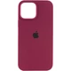Чохол силіконовий Full Silicone Case for iPhone 15 Pro Max Maroon (з закритим низом) - зображення 1