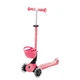 Дитячий самокат 5в1 з сидінням Globber Go Up Baby 360 Lights, рожевий (844-210) - зображення 1