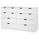 Комод Ikea (Ікея) NORDLI , Колір Білий 592.394.91 - изображение 4